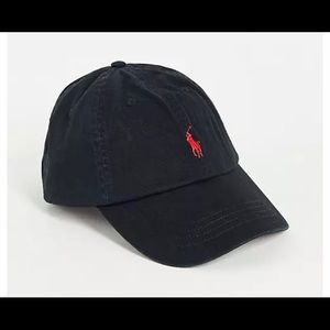 POLO Ralph Lauren logo baseball cap black